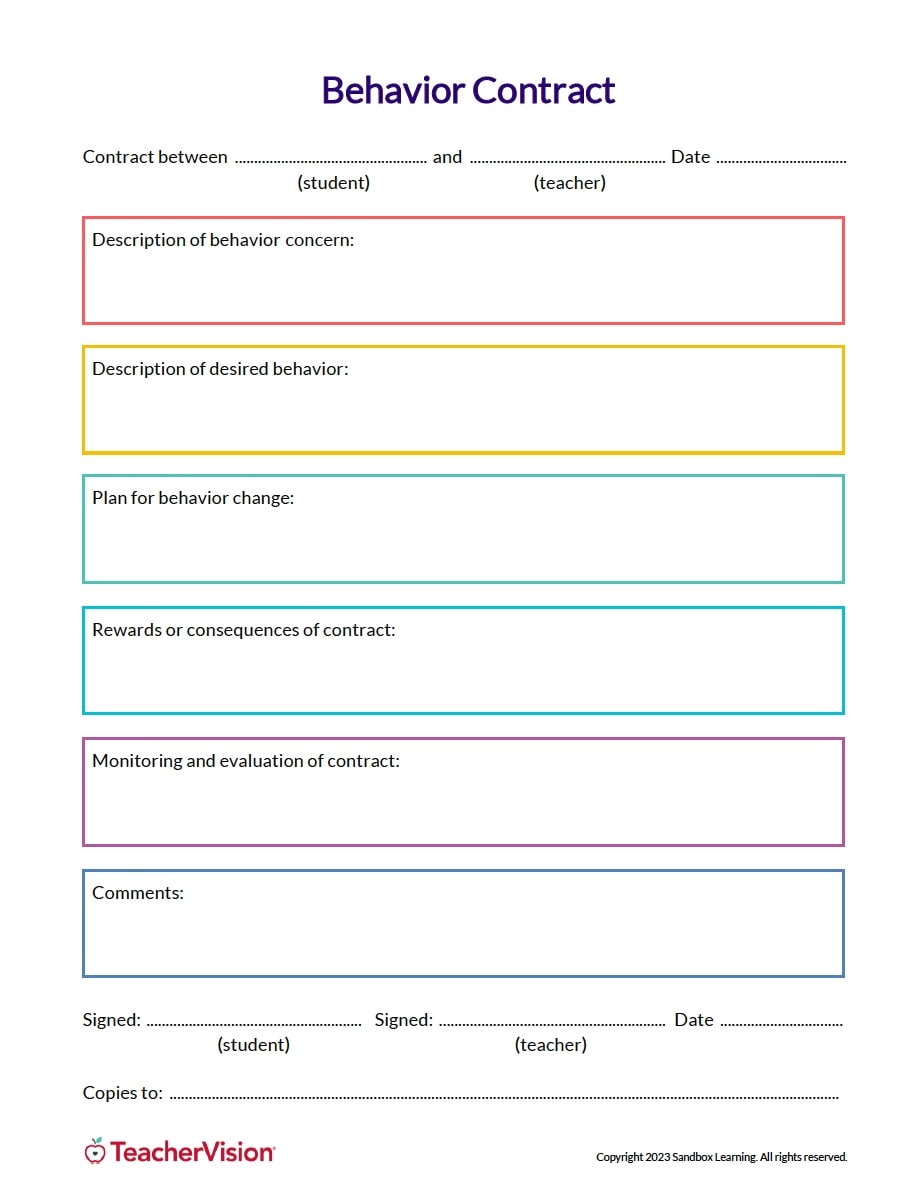 Behavior Contract