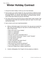 Winter Holiday Contract