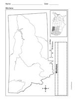 Map of Montana