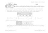 Math Warm-Up 250 for Gr. 3 & 4: Algebra, Patterns & Functions