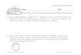 Math Warm-Up 173 for Gr. 5 & 6: Graphs, Data & Probability