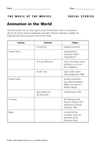 Animation in the World