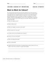 Want to Work for Edison?