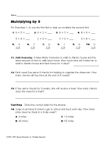 Multiplying by 9