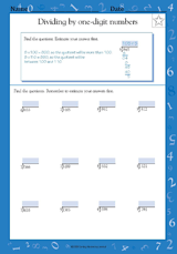 Dividing by One-Digit Numbers II