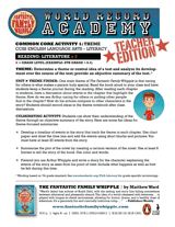 The Fantastic Family Whipple Common Core Activities